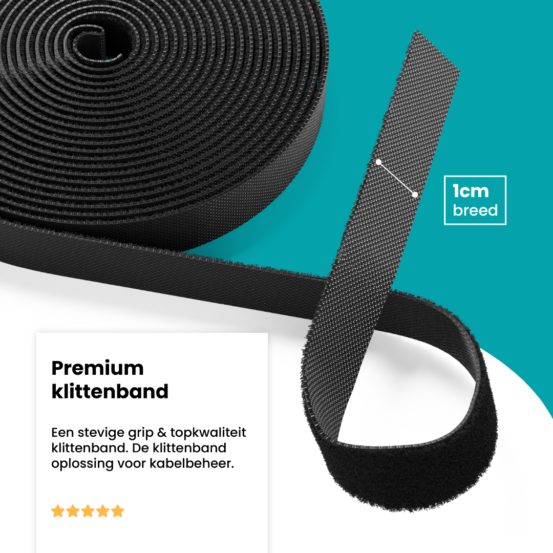 GripLink Klittenband Kabelbinders