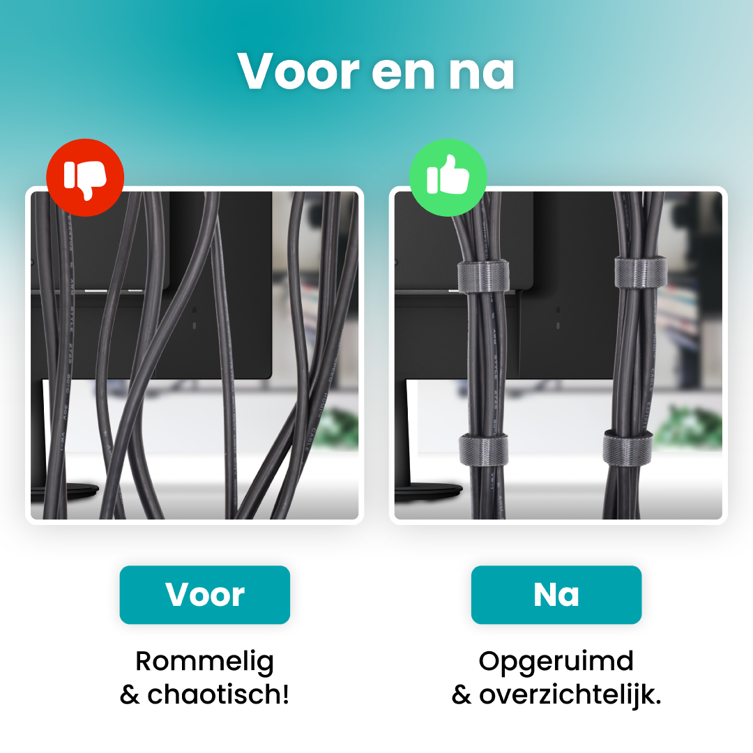 GripLink Klittenband Kabelbinders