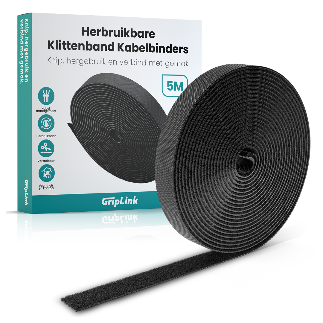 GripLink Klittenband Kabelbinders
