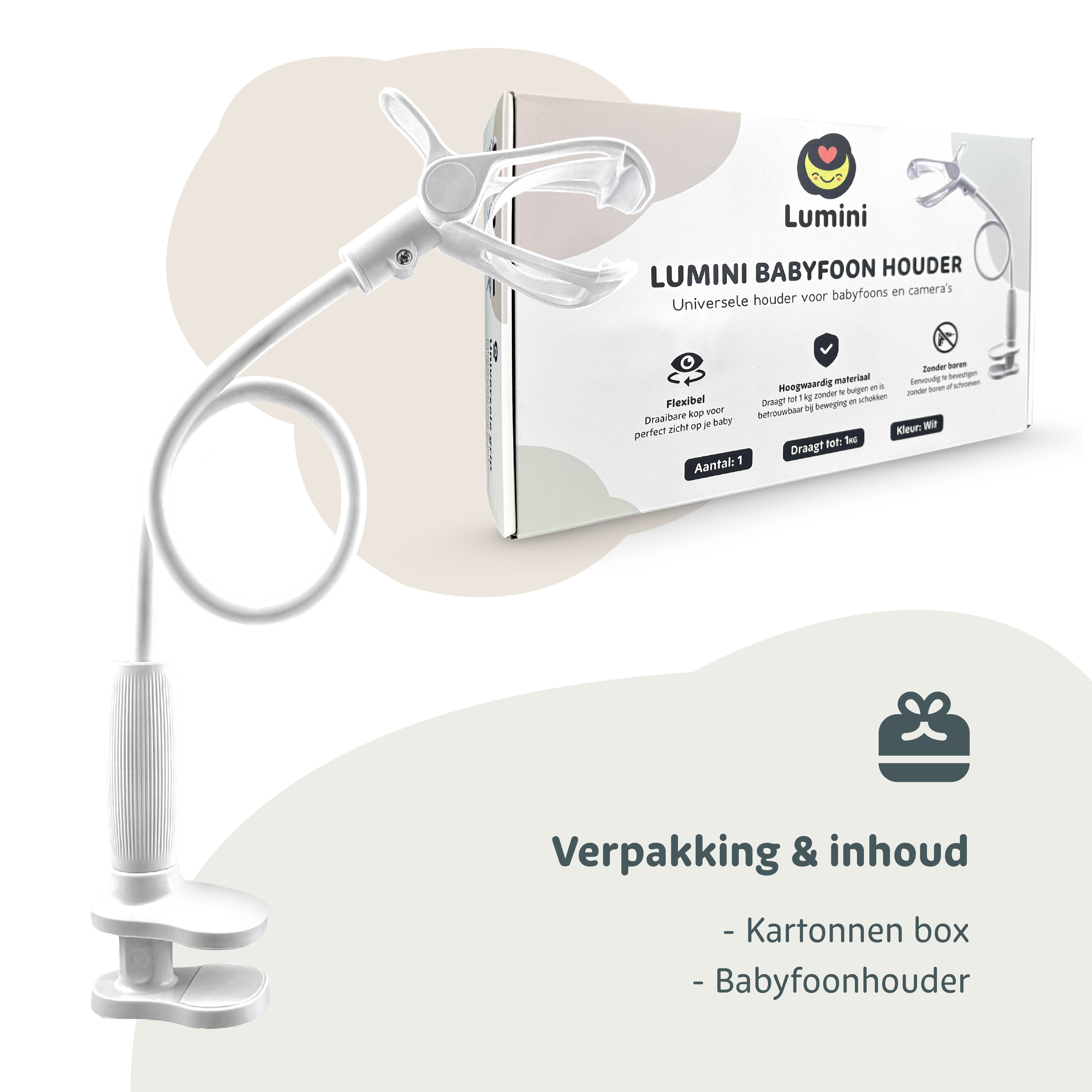 Lumini Babyfoonhouder